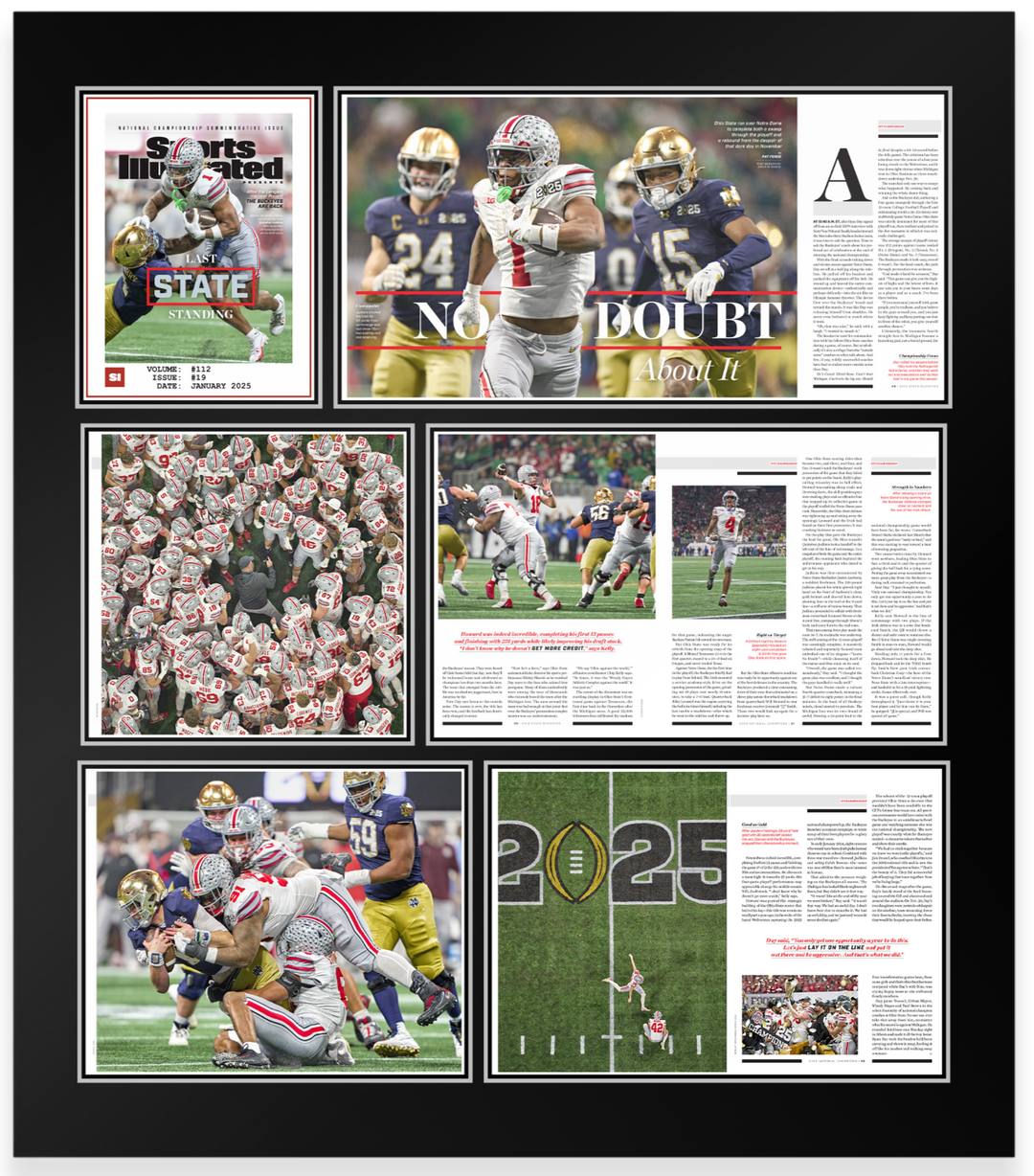 Ohio State Football National Championship Commemorative Edition, January 2025