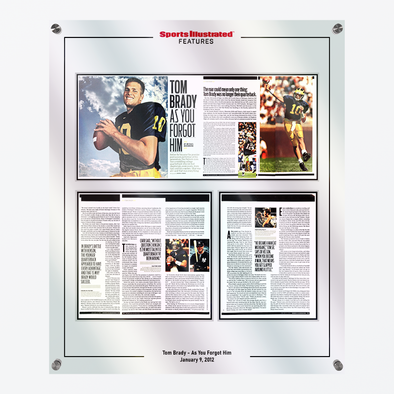 Tom Brady - As You Forgot Him - January 9, 2012