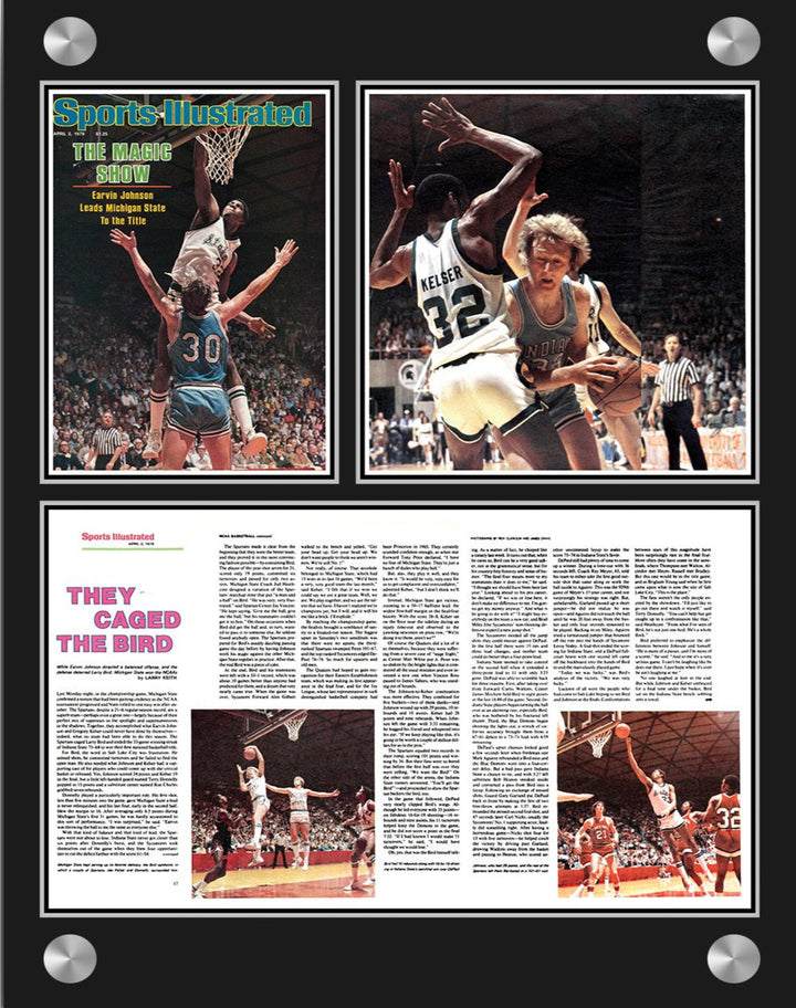 Larry Bird vs Magic Johnson "They Caged the Bird", April 1979