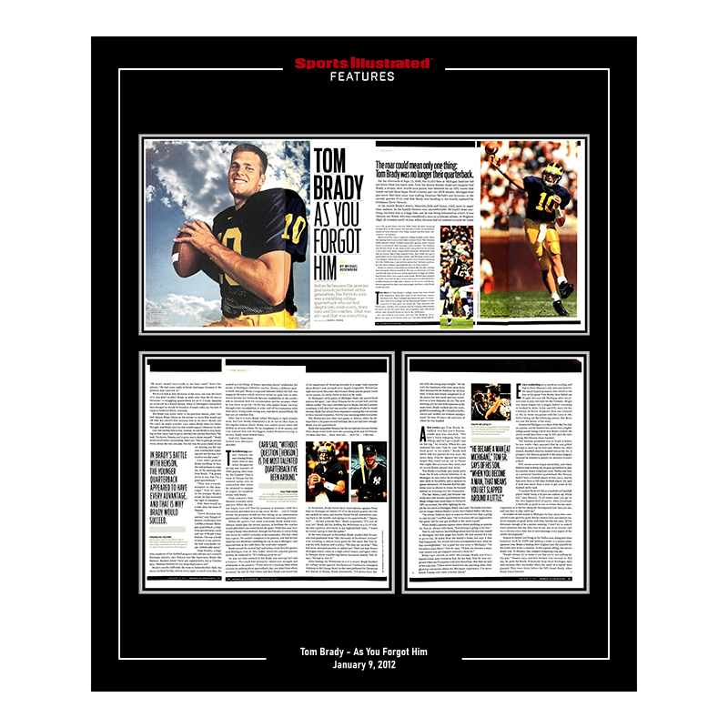 Tom Brady - As You Forgot Him - January 9, 2012