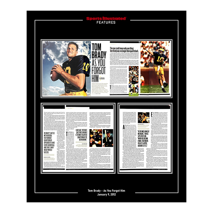Tom Brady - As You Forgot Him - January 9, 2012