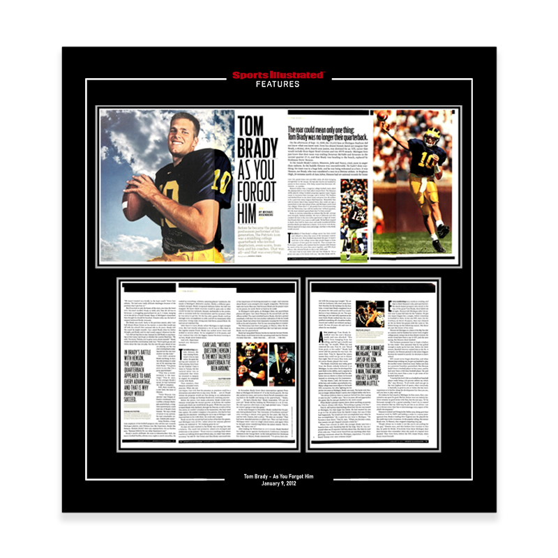Tom Brady - As You Forgot Him - January 9, 2012