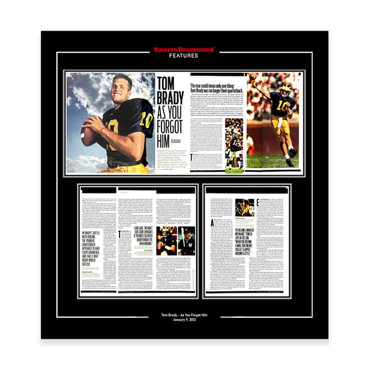Tom Brady - As You Forgot Him - January 9, 2012