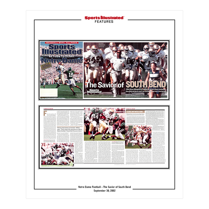 Notre Dame Football - The Savior of South Bend - September 30, 2002