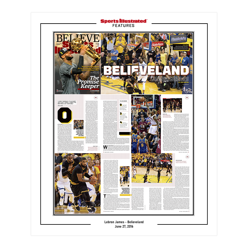 Lebron James - Believeland - June 27, 2016