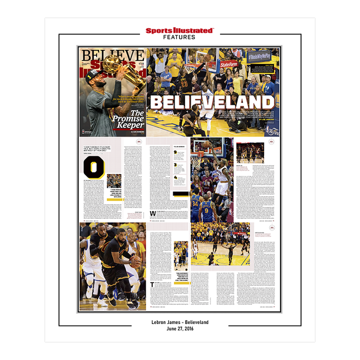 Lebron James - Believeland - June 27, 2016