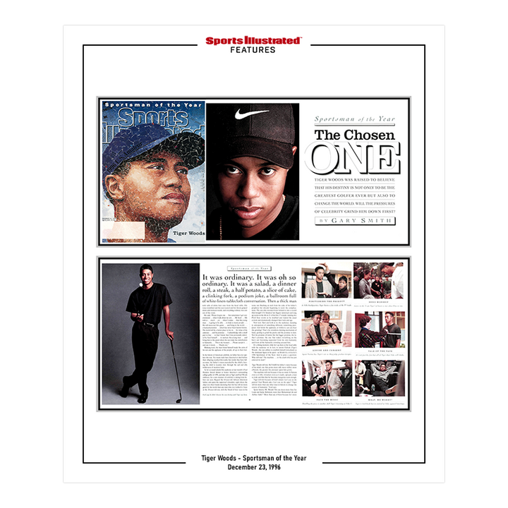 Tiger Woods - Sportsman of the Year - December 23, 1996