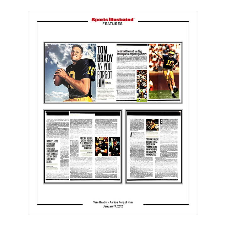 Tom Brady - As You Forgot Him - January 9, 2012