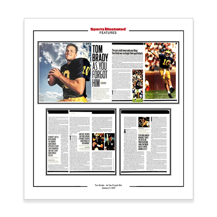 Tom Brady - As You Forgot Him - January 9, 2012